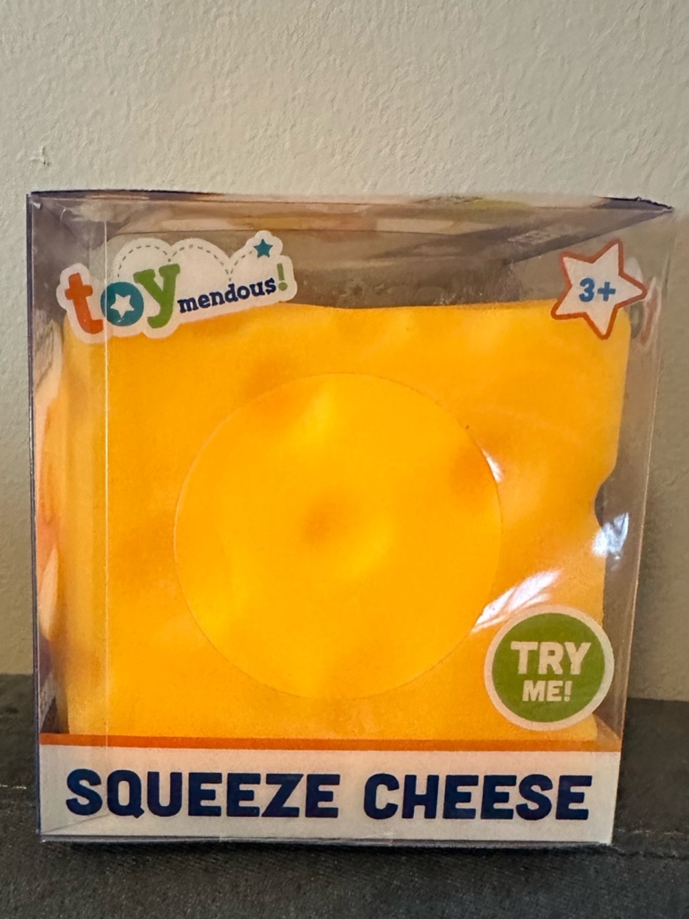 Mini Squeeze Cheese Squishy (Toymendous)